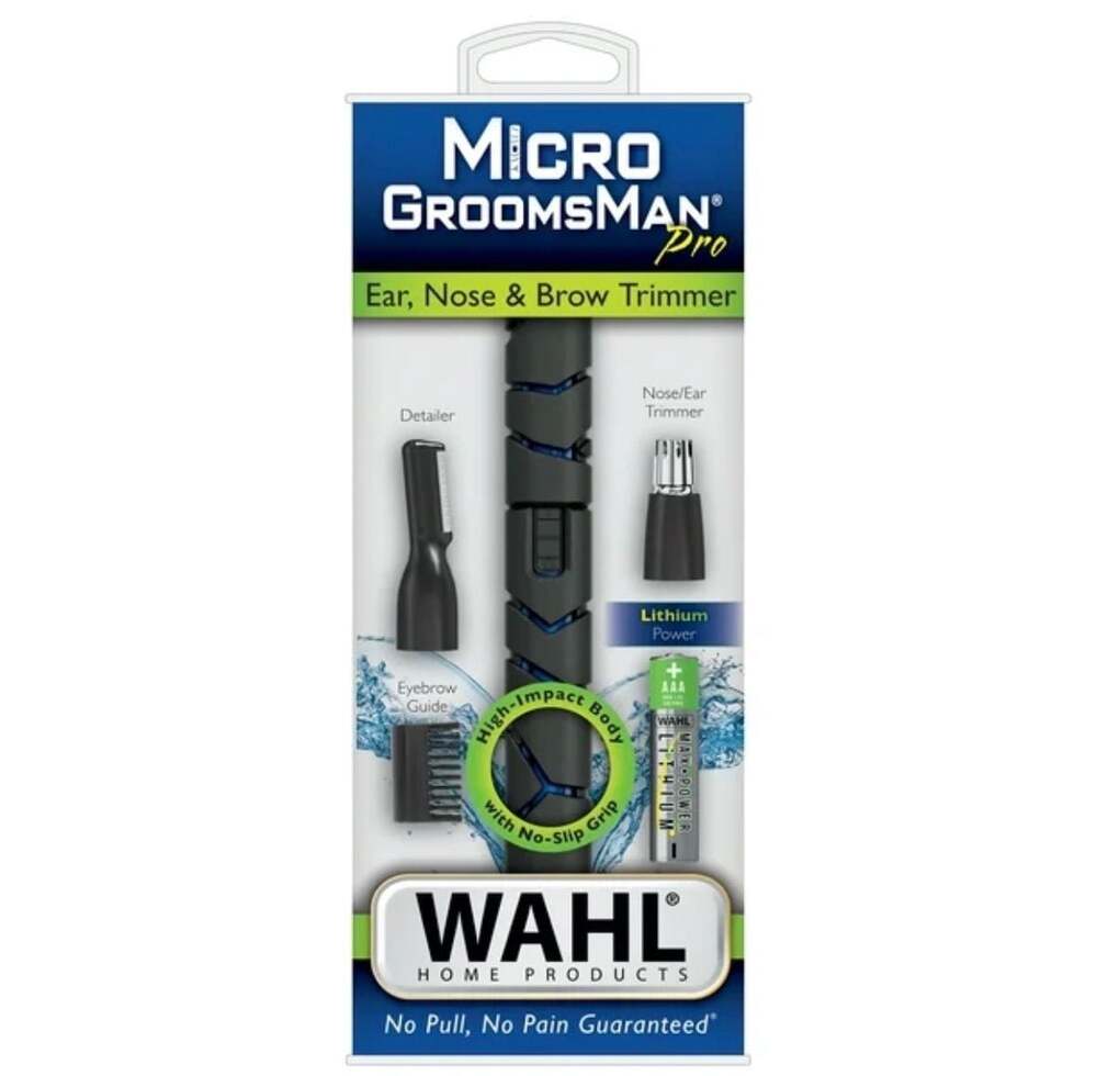 Wahl Micro Groomsman Pro Ear, Nose & Brow Trimmer with Lithium Power